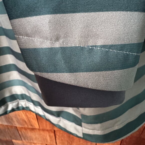 Mountain Hardwear Green/Tan Striped Barnsie Jacket in Women's Large - Picture 10 of 15